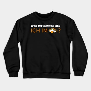 Bowling shirt for your hobby and sport Crewneck Sweatshirt